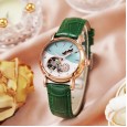 Genuine Fully Automatic Mechanical Watch Waterproof Watches Women's Fashion Trend Sun Moon Star Multifunctional Couple Student Watch